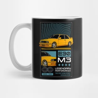 Vintage E30 Sport Car Mug